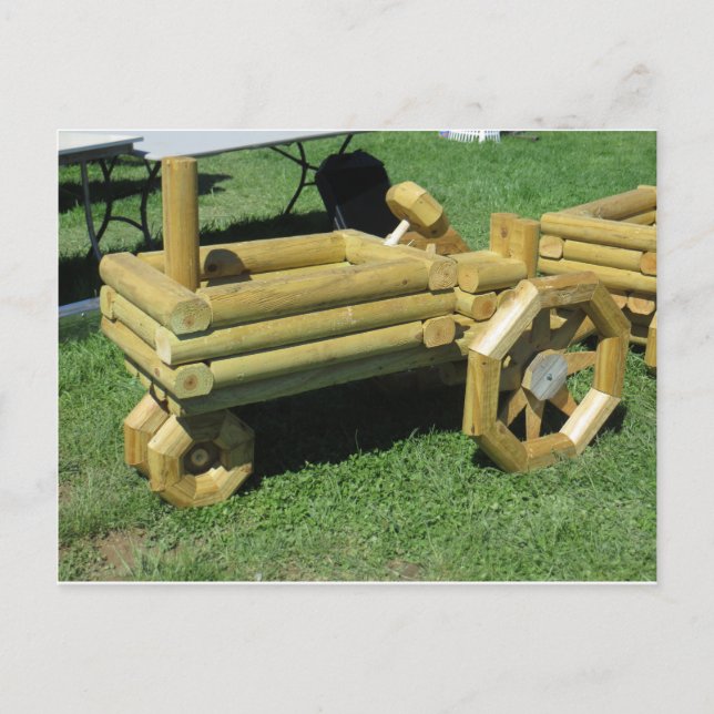 Carte Postale Tracteur décoratif (Devant)