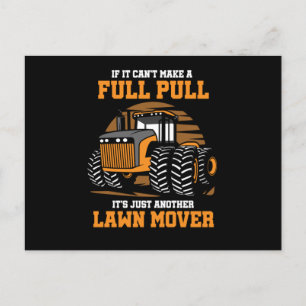 Carte Postale Tractor Puller Agriculturist Tractor Pulling If It