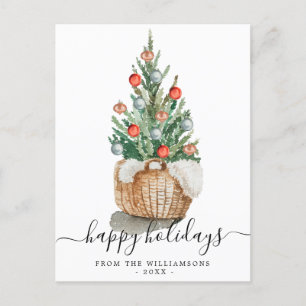 Carte postale traditionnelle Christmas Tree Holida