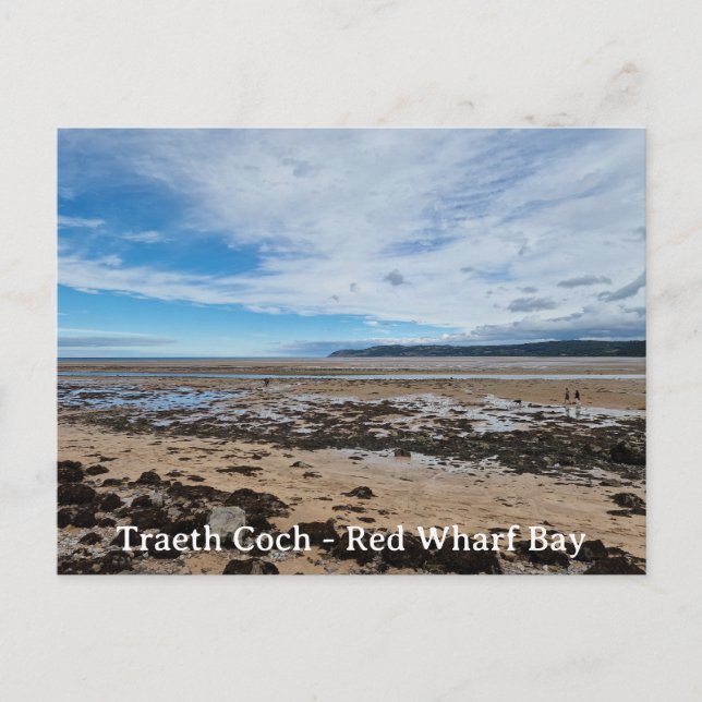 Carte Postale Traeth Coch - Red Wharf Bay (Devant)