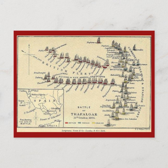 Carte Postale Trafalgar (Devant)