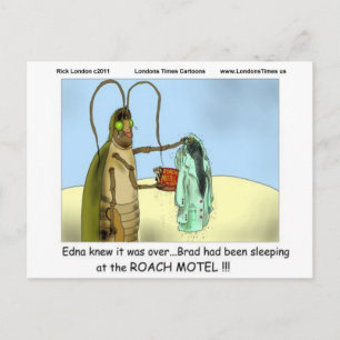 Carte Postale Tragédie @ Roach Motel Funny Cadeaux Mugs Tee - sh