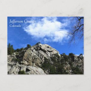 Carte Postale Trail dans le comté de Jefferson, Colorado
