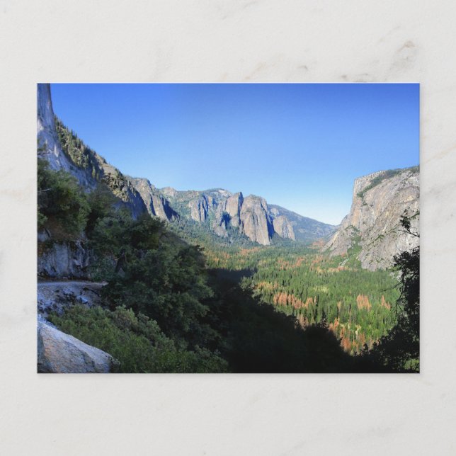 Carte Postale Trail de Four Mile inférieur - Vallée de Yosemite (Devant)
