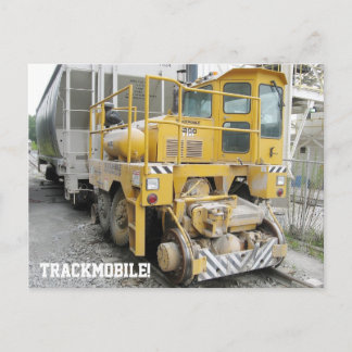 Carte postale Trail Railcar Mover Locomotive