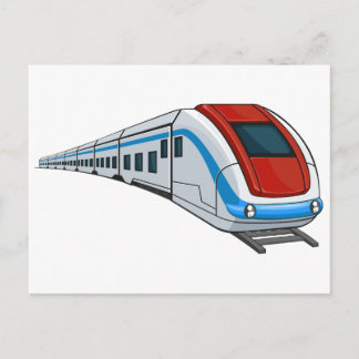 Carte Postale Train
