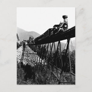 Carte Postale Train 1880 à Crawford Notch, NH