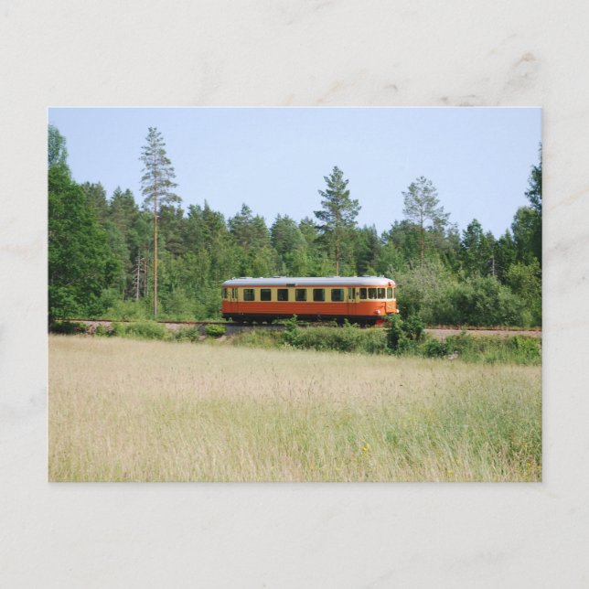 Carte Postale Train à écartement étroit à Änghult (Devant)