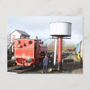 CARTE POSTALE TRAIN À VAPEUR