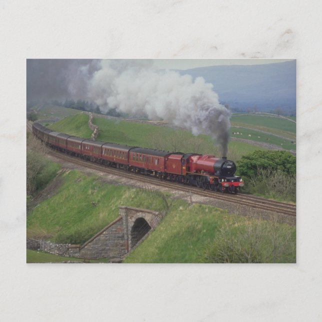 Carte Postale Train à vapeur (Devant)