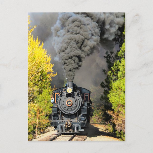 Carte Postale Train à vapeur 19 (Devant)