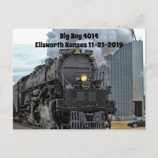 Carte Postale Train à vapeur Big Boy 4014