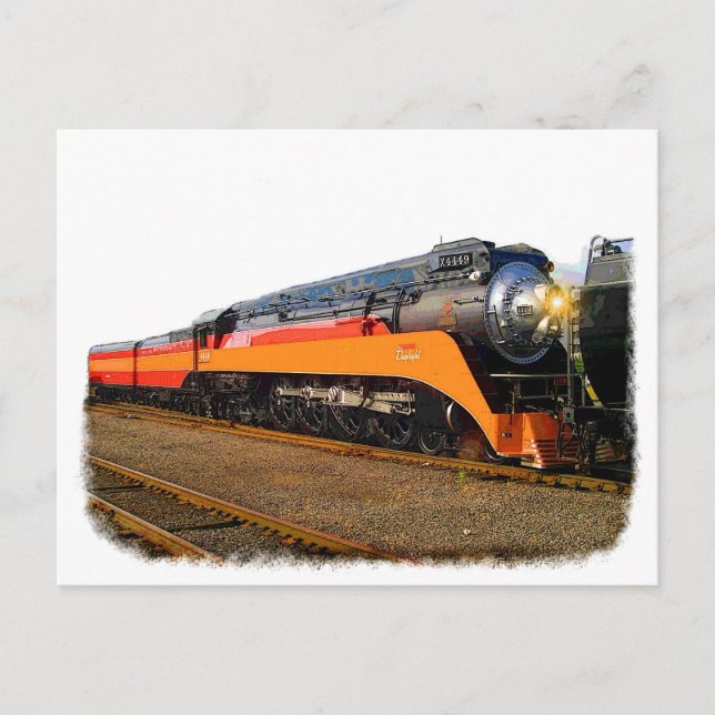 Carte Postale Train à vapeur SP (Devant)