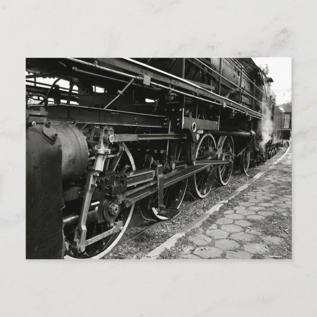 Carte Postale Train à vapeur vintage (Devant)