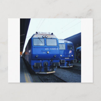 Carte Postale Train bulgare.