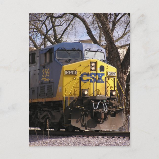 Carte Postale Train CSX (Devant)