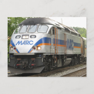 Carte Postale Train de banlieue