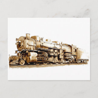 Carte Postale Train de Wabash