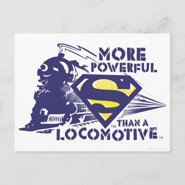 Carte Postale Train et logo (Devant)