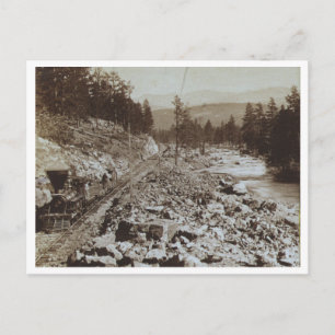 Carte Postale Train Le Long Du Truckee River