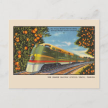 Train spécial vintage Fleur d'Orange de Floride