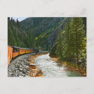 Carte Postale Train sur la rivière Animas, Colorado