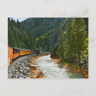 Carte Postale Train sur la rivière Animas, Colorado