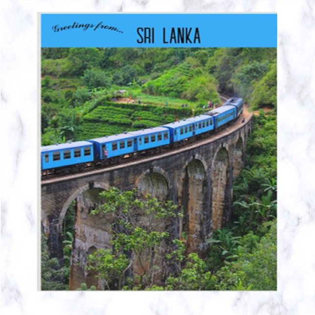 Carte Postale Train sur Nine Arch Bridge Road Sri Lanka (Créateur téléchargé)