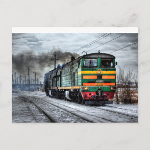 Carte postale Train Vintage antique ou Locomotive
