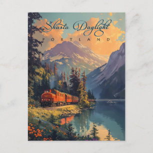Carte Postale Train vintage Shasta