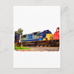 Carte Postale Trains