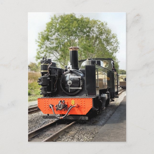CARTE POSTALE TRAINS À VAPEUR (Devant)