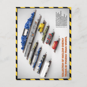 Carte postale : Trains de l'énergie nucléaire PTW
