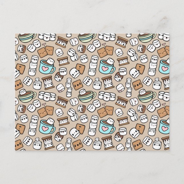 Carte Postale Traitements de marshmallow (Devant)
