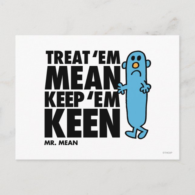 Carte Postale Traiter 'Em Mean (Devant)