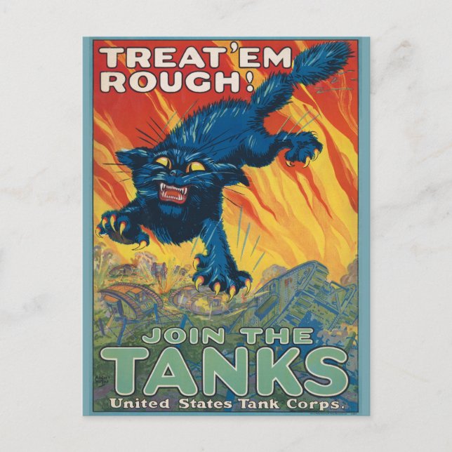 Carte Postale Traitez 'Em Rough - Rejoignez Les Réservoirs (Devant)