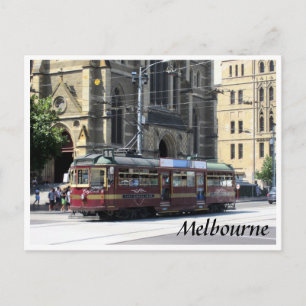 Carte Postale tram melbourne rapide