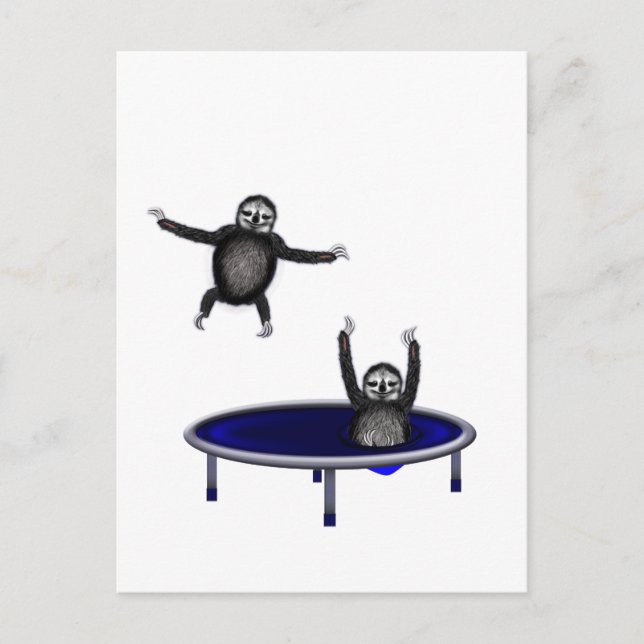 Carte Postale trampoline (Devant)