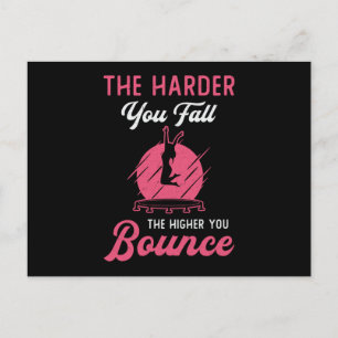 Carte Postale Trampoline Le Plus Difficile Vous Tombez Sport Tra