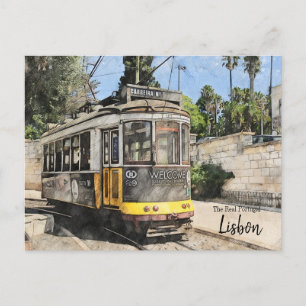 Carte postale Trams de Lisbonne