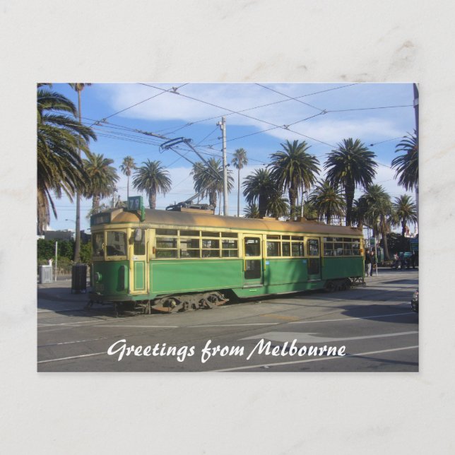 Carte Postale tramway de melbourne (Devant)