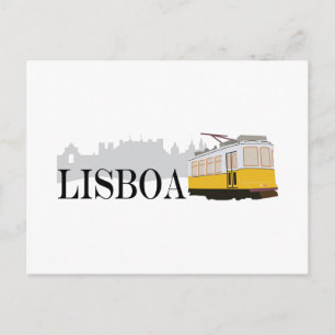 Carte Postale Tramway Lisboa