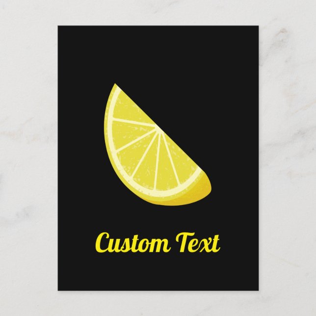 Carte Postale Tranche de citron (Devant)