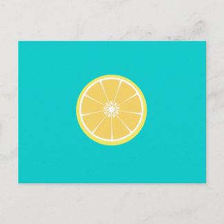 Carte Postale tranche de citron