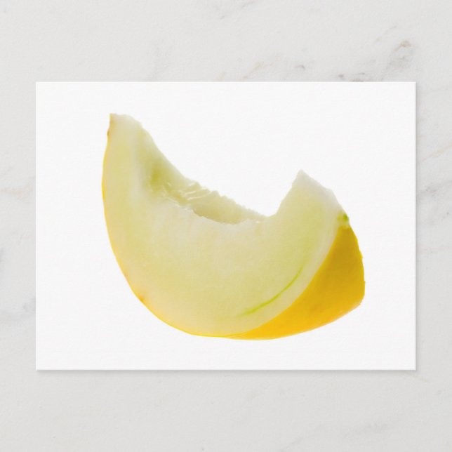 Carte Postale Tranche de melon blanc miel (Devant)