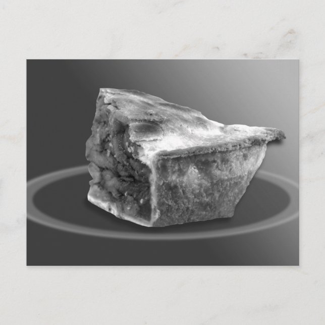 Carte Postale Tranche de tarte à la pomme (Devant)