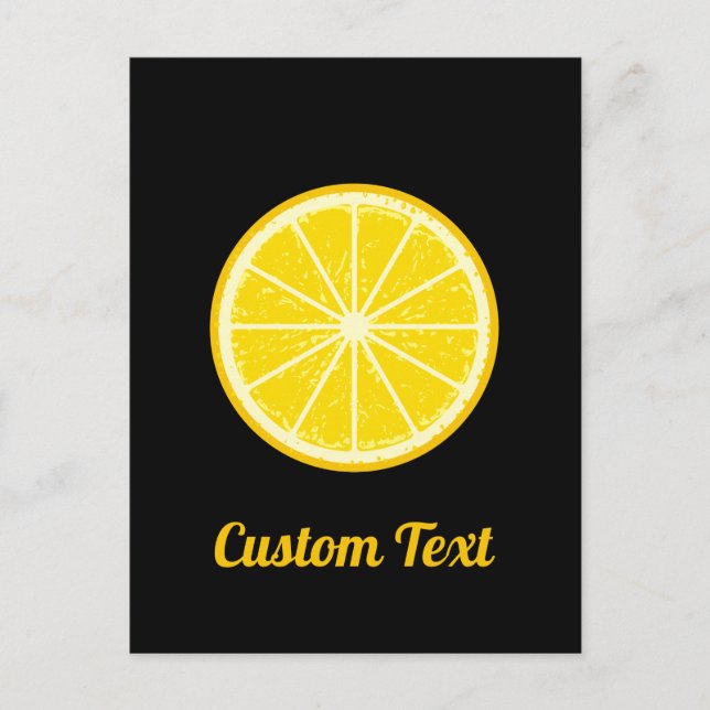 Carte Postale tranche orange (Devant)