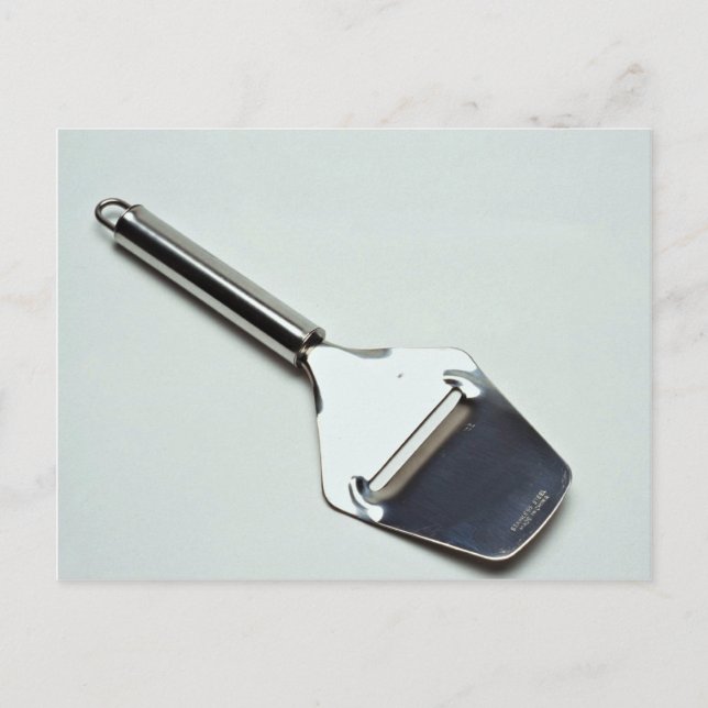 Carte Postale Trancheuse de fromage pour les travaux de cuisine (Devant)