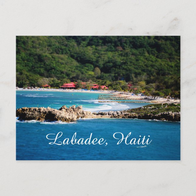 Carte Postale Tranquil Island Paradise Labadee Haïti (Devant)