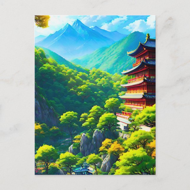 Carte Postale Tranquillité impériale : l'avènement de la nature (Devant)